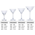 Haonai crystal cocktail glass clear martin glass cocktail goblet crystal cocktail tumbler,dishwasher safe